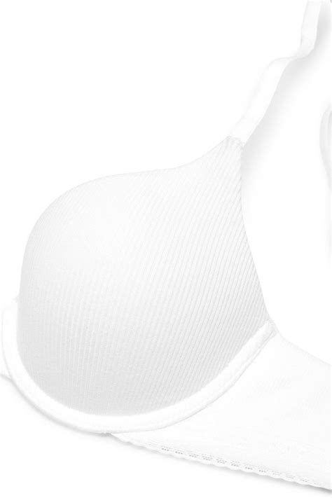 Buy Victorias Secret Lace Trim Full Cup Push Up T Shirt Bra From The Victorias Secret Uk