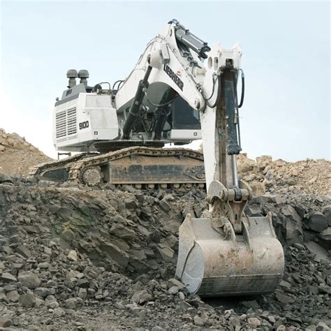 Pelleteuse Lourde R G Liebherr Excavators Sur Chenilles