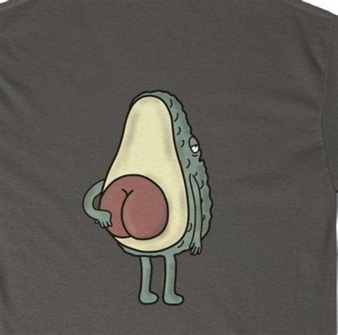 Butt Funny Avocado Shirt Avocado Gift Vegan Shirt Etsy