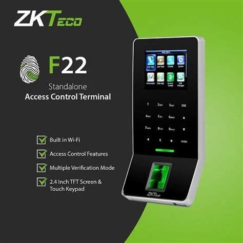 Essl Finger Scanner Fingerprint Biometric Attendance Machine F22