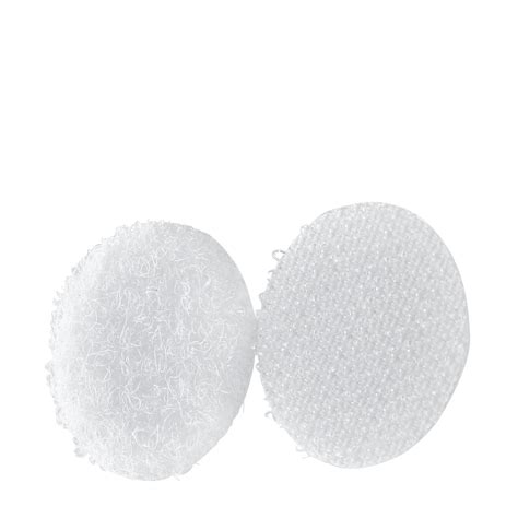 21 Mm Blanc Pastilles Auto Agrippantes Sur Feuille Set De Boucle Et