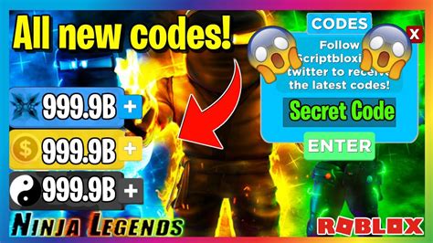 MARCH 2020 ALL 33 NEW WORKING NINJA LEGENDS CODES ZX Legend Pets