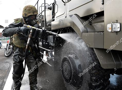 Member Nuclear Biological Chemical Weapon Defense Editorial Stock Photo