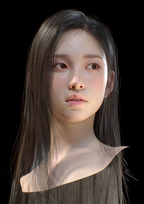 Artstation Jiuvirtual Human In 2022 Human Face And Body Real Model