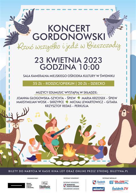 Koncert Gordonowski Rzu Wszystko I Jed W Bieszczady Bilety