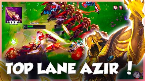 Üst Koridor Azir vs Tryndamere Top Lane Azir YouTube