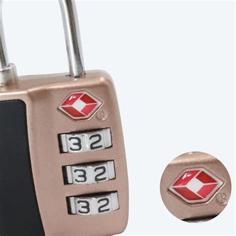 Password Lock 3 Digit Combination Lock TSA Customs Code Lock Bag