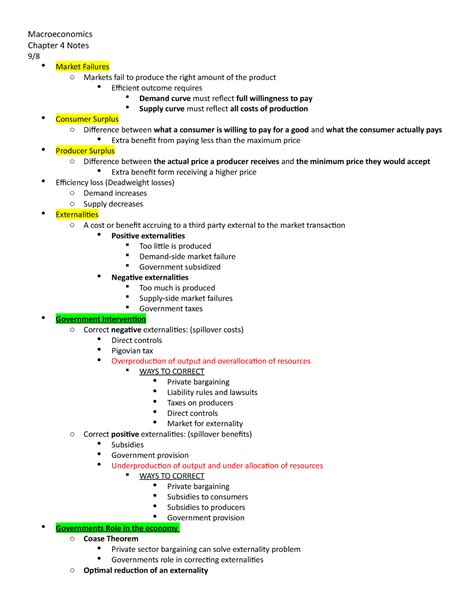 Macroeconomics Chapter 4 Notes - Macroeconomics Chapter 4 Notes 9