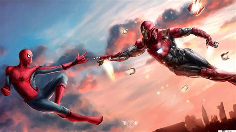 Spider Man And Iron Man Wallpapers - Top Free Spider Man And Iron Man ...