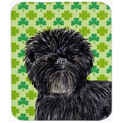 Affenpinscher St Patricks Day Shamrock Portrait Mouse Pad Hot Pad Or Trivet Kroger