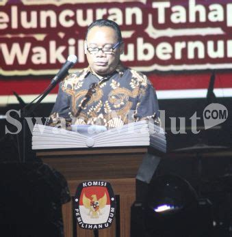 Pj Gubernur Hadiri Peluncuran Tahapan Pemilihan Gubernur Dan Wakil