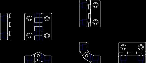 Hinge Cad Block