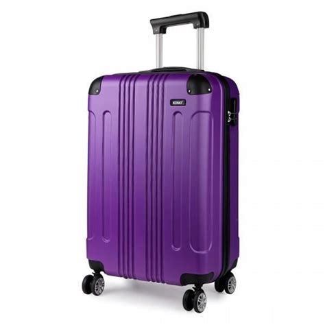 Kono Valise Cabine 65cm Bagages à Coque Dure en ABS léger Valise 4