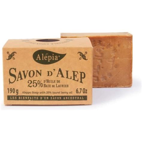 Alepia Savon d Alep Authentique 25 1 Unité83 Cdiscount Au quotidien