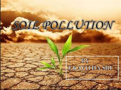 Soil pollution ppt