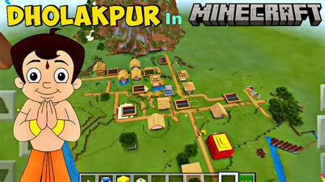 Dholakpur In Minecraft | Chhota Bheem in Minecraft - YouTube