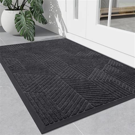 Olanly Front Door Mat Outdoor Indoor Durable Heavy Duty Non Slip