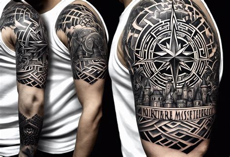 Maze Tattoo Ideas | TattoosAI