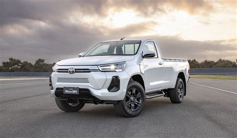 Toyota llevó a Australia la Hilux BEV Revo Concept eléctrica todavía