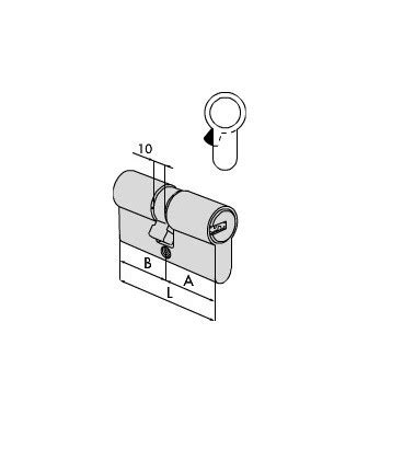 Cylindre Profil Europ En De S Curit Nickel Asix Cisa E