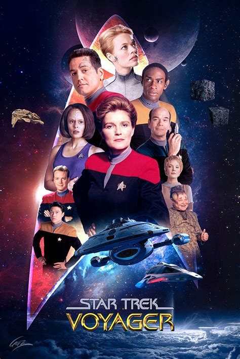 Star Trek Voyager Wall Poster by PZNS on DeviantArt