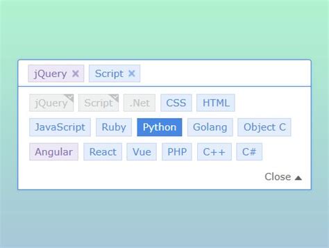 Easy Tags Selector Plugin Jquery Tagselect Free Jquery Plugins