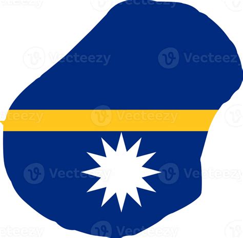 Nauru Flag Pin Map Location 23529901 PNG