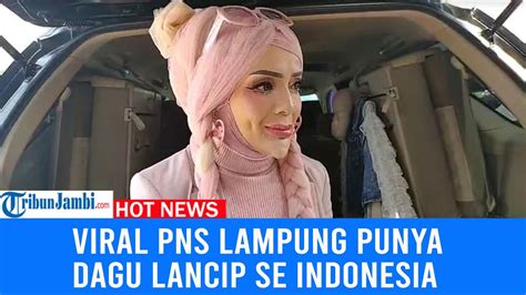 Viral Sosok Yuni Jasmine PNS Lampung Punya Dagu Lancip Se Indonesia