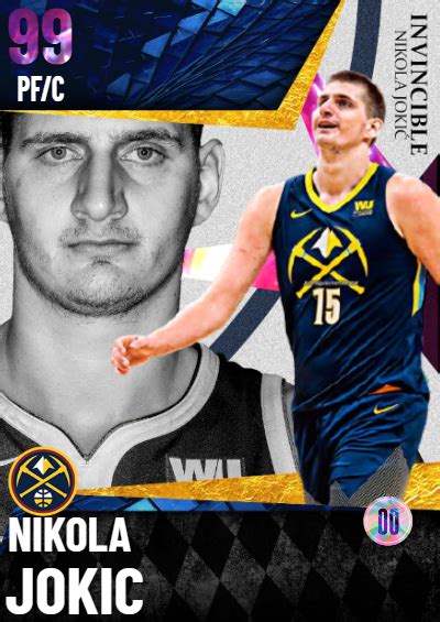 NBA 2K25 2KDB MyTEAM NBA 2K Custom Card Nikola Jokic By Louis