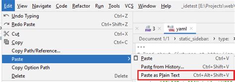 Yml File Text Paste Separating Into Newlines Ides Support Intellij