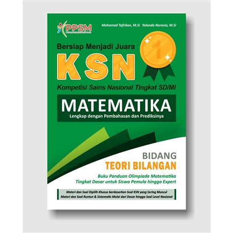 Jual BUKU BUKU KSN MI SD TEORI BILANGAN KSN KSM MATEMATIKA