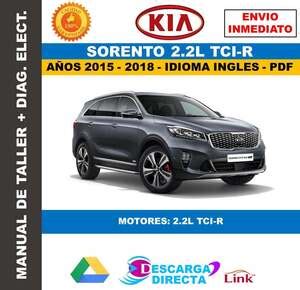 Manual De Taller Kia Sorento Um L Tci R Inclue Diagramas