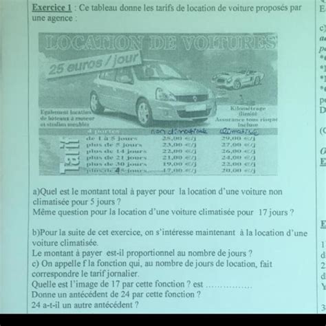 Bonsoir jai un exercice à faire pour demain svp si quelquun pourrais