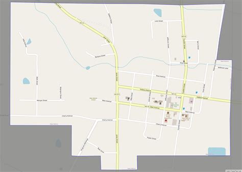 Map of New Hebron town - Thong Thai Real