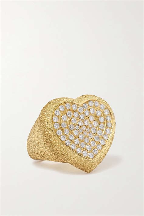 Dor Bague En Or Carats Et Diamants Curoe Net A Porter