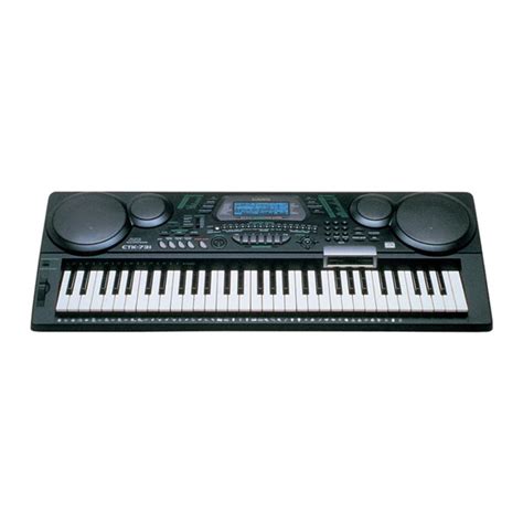 CASIO CTK-731 USER MANUAL Pdf Download | ManualsLib