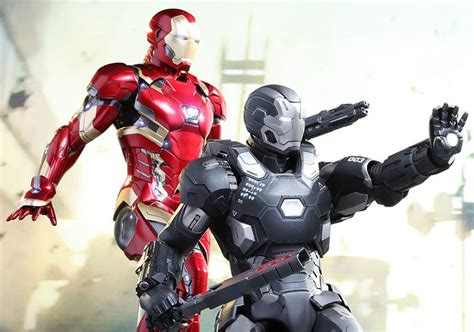 Toyhaven Hot Toys MMS344D15 Captain America Civil War 1 6 War Machine Mark III Collectible