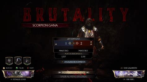 Mk11 High Ranked Match Sr Risillas Vs Scorpion Lv90 Online Youtube