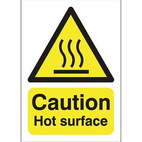 Signslab A5 Caution Hot Surface S A SR11207 Cazaar