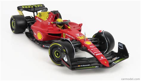 BURAGO BU16811LE MONZA Echelle 1 18 FERRARI WITHOUT BOX F1 75