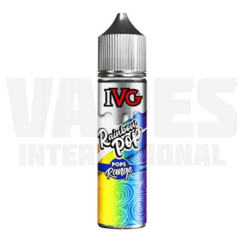 Ivg Pops Rainbow Pop 50 Ml Shortfill Vapes International