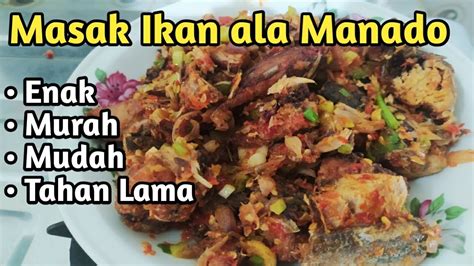 Resep Ikan Enak Ala Manado Youtube