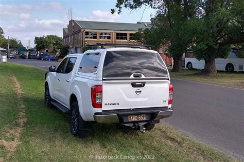 Nissan NP300 Dual Cab 2015 2020 Steel Canopies Razorback Canopies