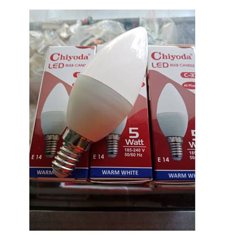 Jual LAMPU CANDLE LED CHIYODA E14 LAMPU JANTUNG LED ChIYODA 5WATT