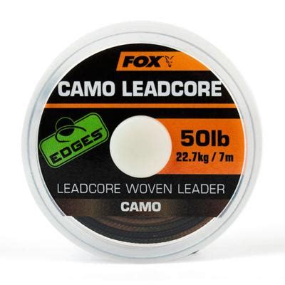 Fox Edges Camo Leadcore Woven Leader Lbs M Carpe Atomic