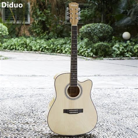 Diduo 41 Inch Folk Guitar Acoustic Guitar Exquisite Workmanship