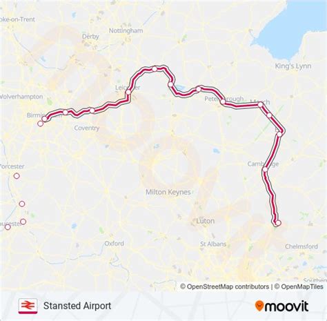 Crosscountry Route Schedules Stops Maps Stansted Airport Updated