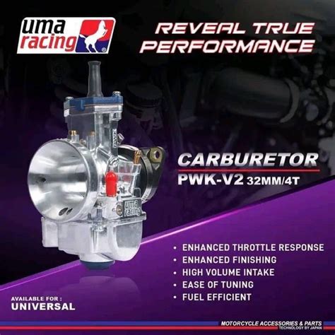 Original Carburetor Uma Racing Pwk Mm Mm Mm Mm V T Racing