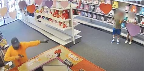 Alleged Toy Store Robbery Caught On Camera