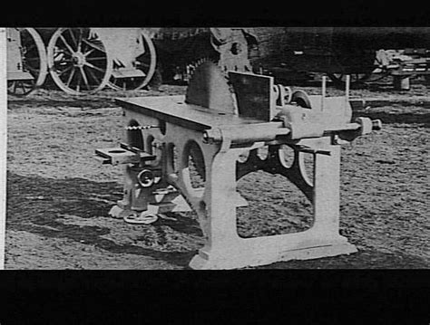 Photograph R Hornsby And Sons Circular Saw Bench May 1889